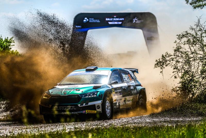 Korhonen a győzelem küszöbén állt, miután Mabellini kiesett a versenyből, míg Német az ötödik helyen végzett a Rally Hungary során.