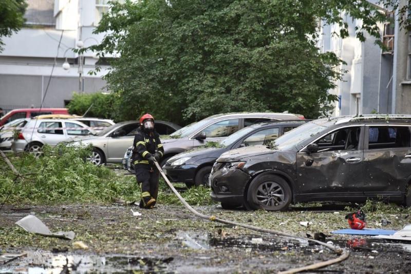 Oroszország 597 drónnal és 26 rakétával támadta meg az ukrán városokat.